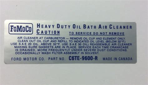 westport oil bath service manual.